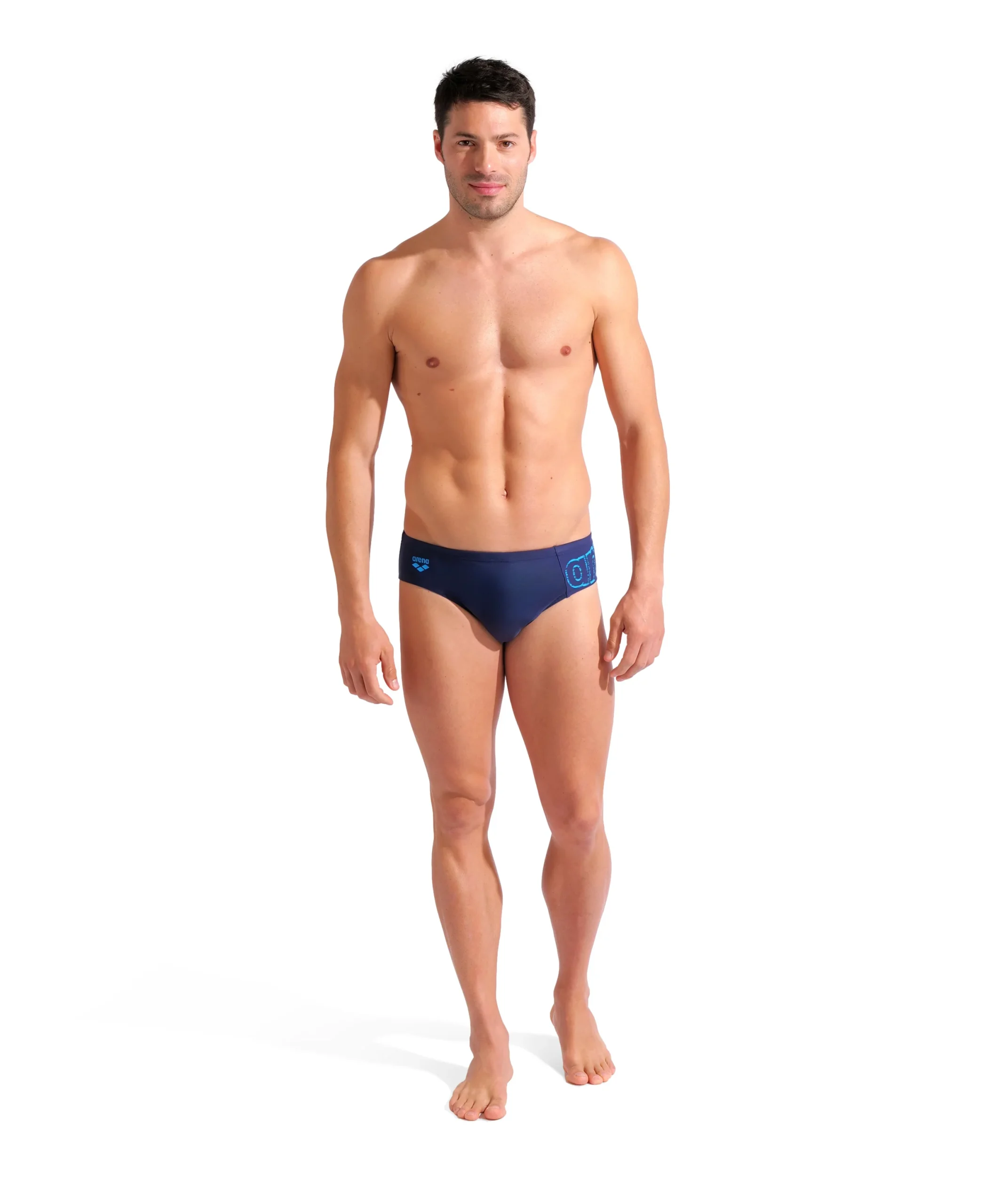 Bañador slip arena Feel Scratchy para hombre - Azul Marino - Imagen 3