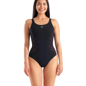 Bañador arena Shapewear Isa para mujer - Negro/Hada