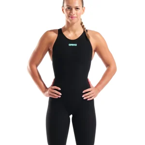 Powerskin Veloce Mujer Espalda Cerrada Negro/Teal
