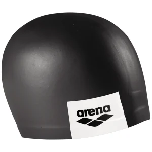 Gorro de natación moldeado unisex arena Logo - Negro