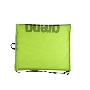 Bolsa de piscina y gimnasio de malla arena Team - Amarillo Fluor