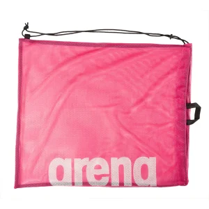 Bolsa de piscina y gimnasio de malla arena Team - Rosa