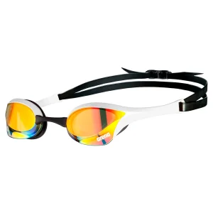 Gafas de natación para competición arena unisex Cobra Ultra Swipe Mirror  - Cobre Amarillo