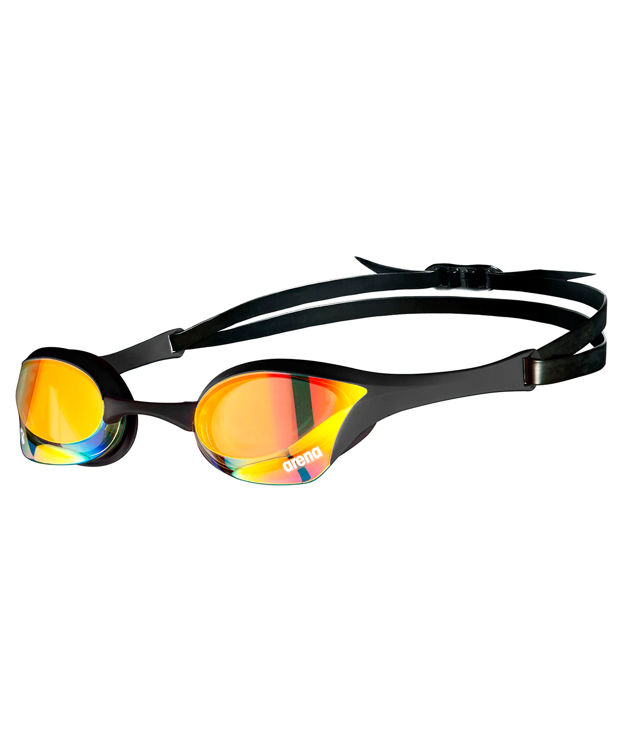 Gafas de nataci贸n para competici贸n arena unisex Cobra Ultra Swipe Mirror - Cobre Amarillo