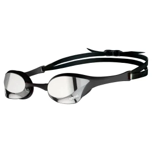 Gafas de natación para competición arena unisex Cobra Ultra Swipe Mirror  - Negro Plata