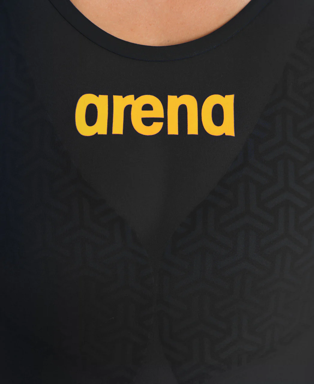 Kneeskin Mujer Espalda Abierta arena Powerskin Carbon Glide - Oro/Negro - Imagen 6