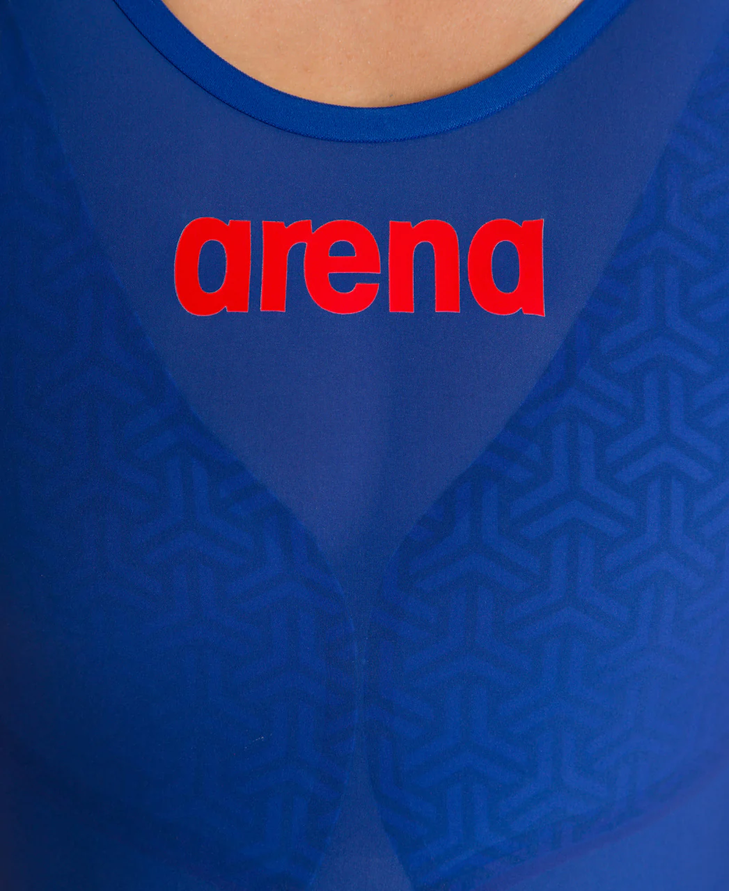 Kneeskin Mujer Espalda Abierta arena Powerskin Carbon Glide - Océano Azul - Imagen 6