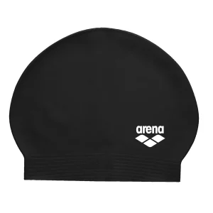Gorro de natación arena unisex Soft Latex - Blanco Negro