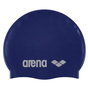 Gorro de natación arena unisex Classic Silicone  - Denim/Plata