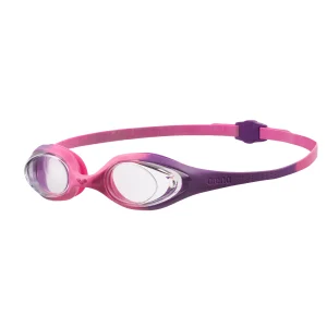 Gafas de natación arena para niños Spider Junior  - Violeta/Transparente