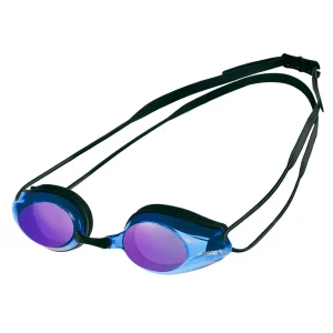Gafas de natación para competición arena unisex Tracks Mirror  - Azul Negro