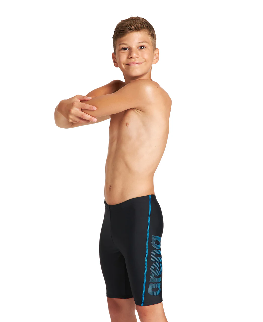 Bañador jammer arena Feel para niño Logo - Negro/Pix Azul