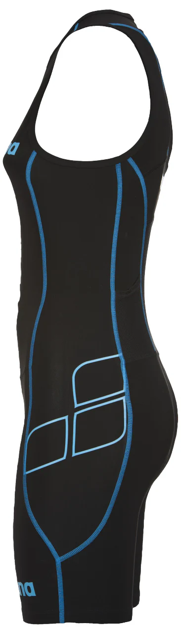 BAÑADOR MUJER TRI SUIT ST FRONT ZIP - BLACK/TURQUOISE - Imagen 5