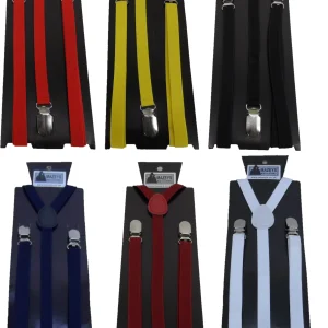 Mazeys Classic 3 Clip Y Shape 1/2 Inch Mod Skinhead Fully Adjustable Braces