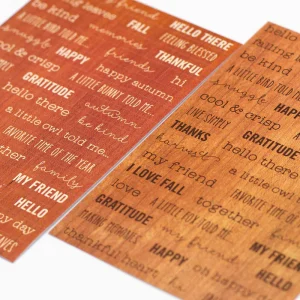 PB WOODLAND FOREST LABEL WORDS