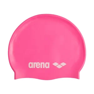 Gorro de natación arena unisex Classic Silicone  - Rosa Brillante
