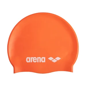 Gorro de natación arena unisex Classic Silicone  - Naranja