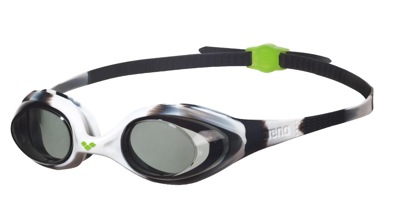 Gafas de natación arena para niños Spider Junior - Blanco Negro