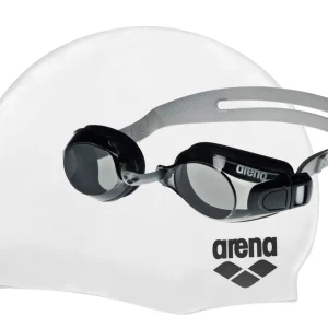 Set de gafas de natación unisex y gorro de natación arena - Gris Plata