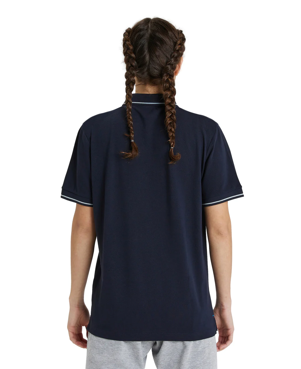 Camiseta Team Poloshirt Solid Cotton - Azul Marino - Imagen 6