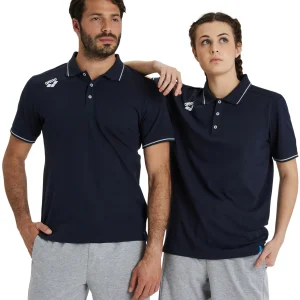 Camiseta Team Poloshirt Solid Cotton - Azul Marino