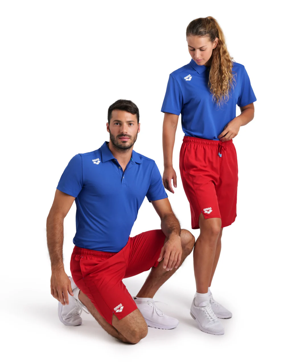 Pantalon Team Bermuda Panel - Rojo - Imagen 8