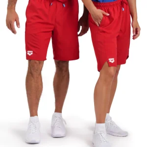 Pantalon Team Bermuda Panel - Rojo