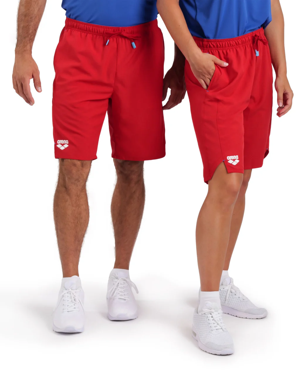 Pantalon Team Bermuda Panel - Rojo