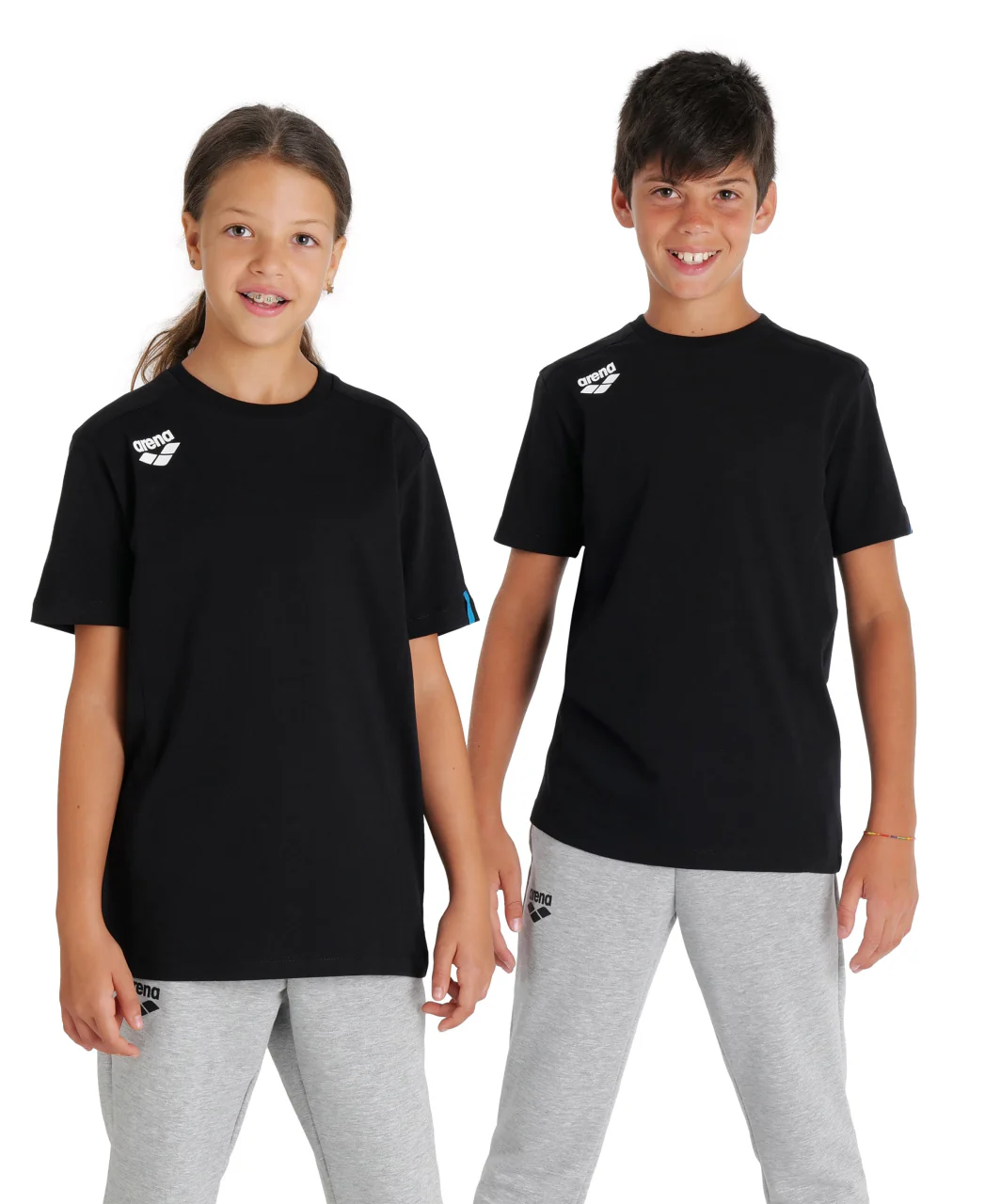 Camiseta Jr Team T-Shirt Panel - Negro