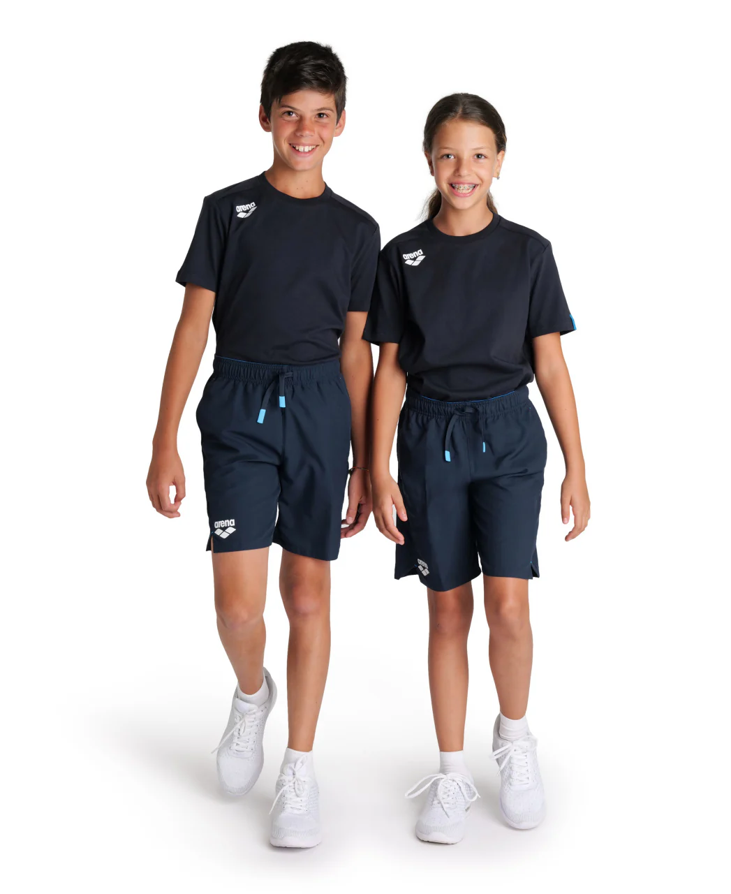 Pantalon Jr Team Bermuda Panel - Azul Marino - Imagen 8