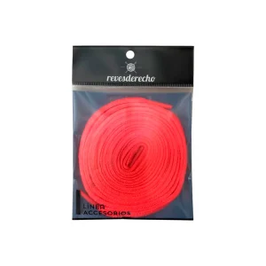 Cordones Planos 1.15mts Coral Flúor