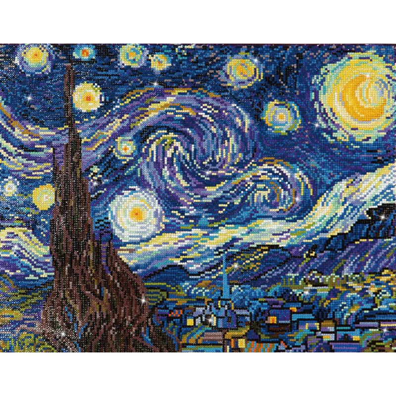 Cuadro Starry Night (Van Gogh) - Diamond Dotz