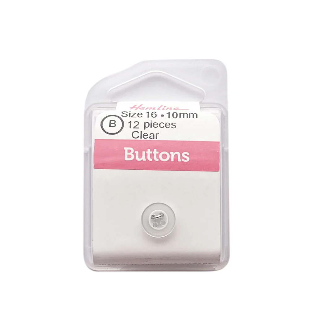 Botón Plástico Redondo Camisa Blanco - Imagen 6