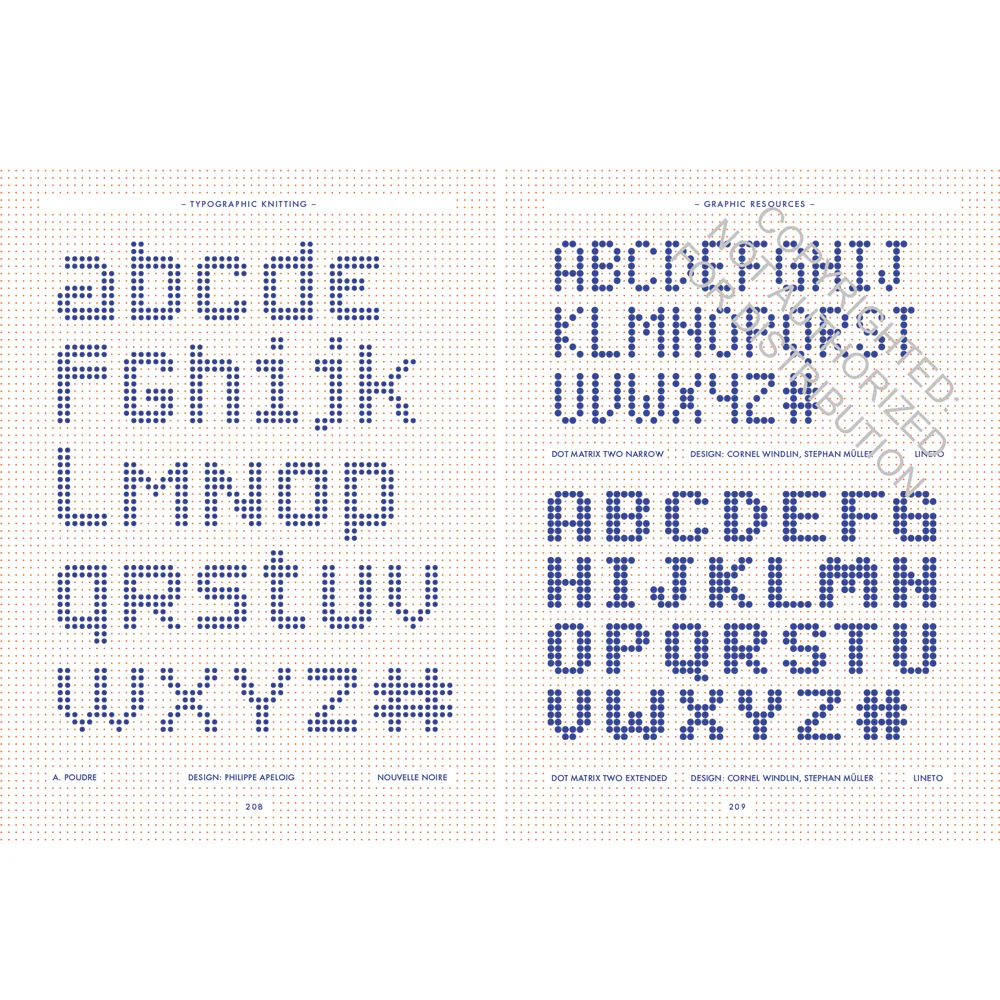 Typographic Knitting: From Pixel to Pattern - Rüdiger Schlömer - Imagen 4