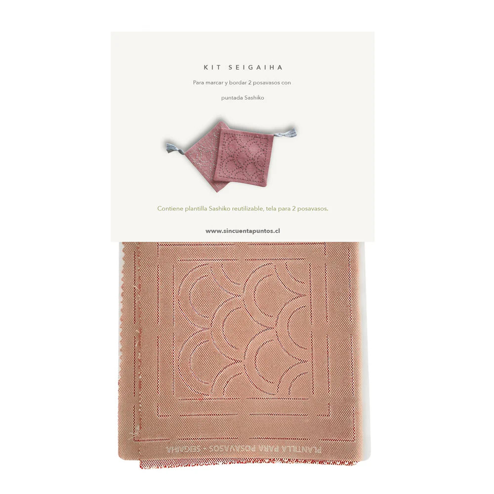 Kit Posavasos Sashiko - Imagen 4