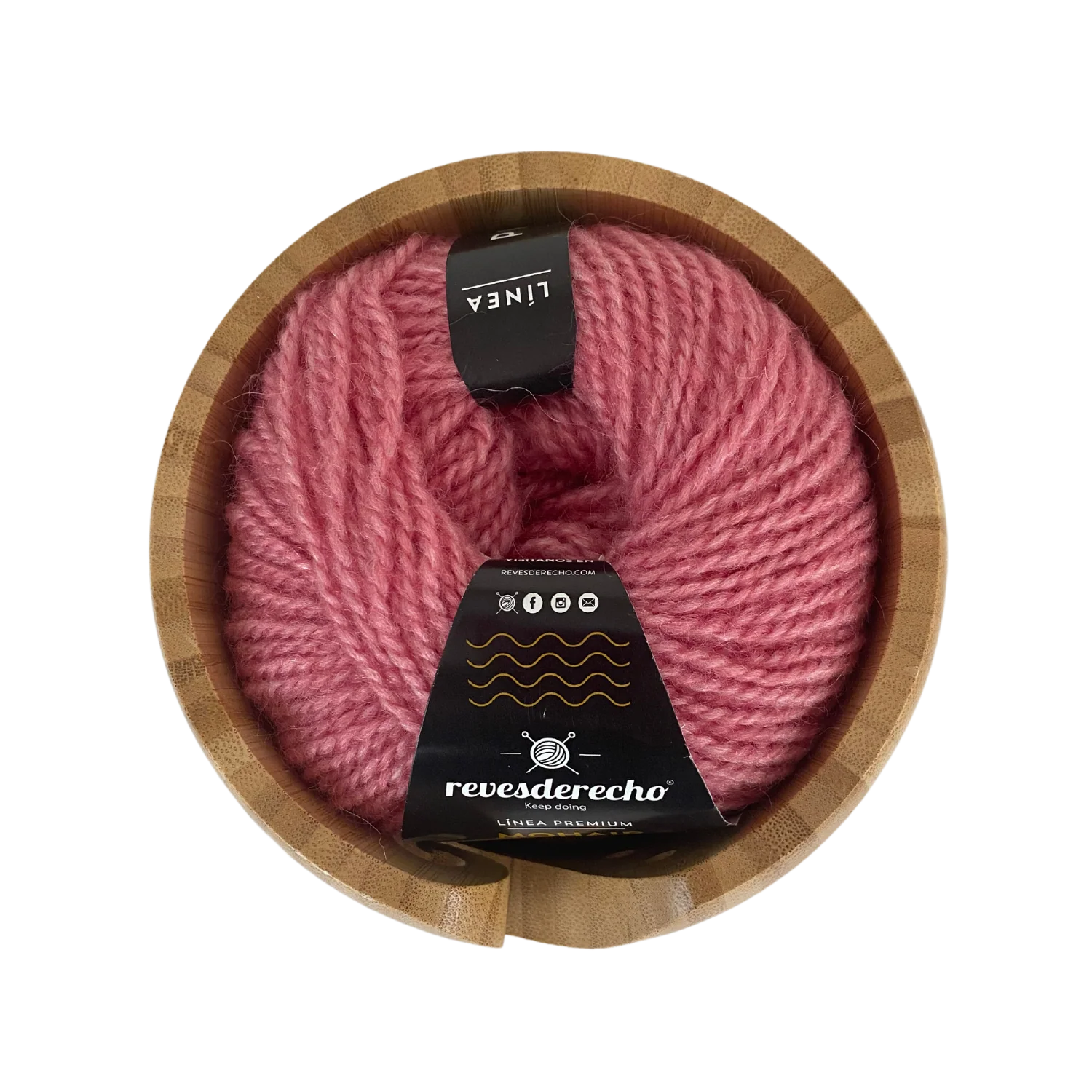 Porta Ovillo Madera 17x17x10 - Imagen 4