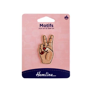 Parche Iron-On Paz 5.7x2.5CM