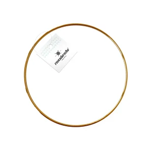 Argolla Metálica Circulo Gold - Revesderecho