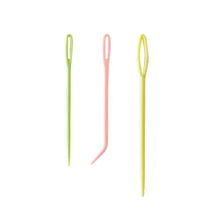 Aguja Lana Plástico 3un - Revesderecho