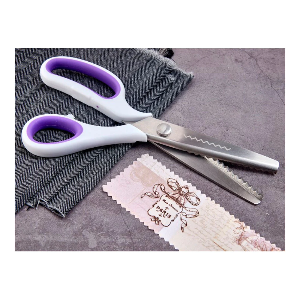 Tijera Zigzag / Ondas / Escaleras Soft Grip - Imagen 4