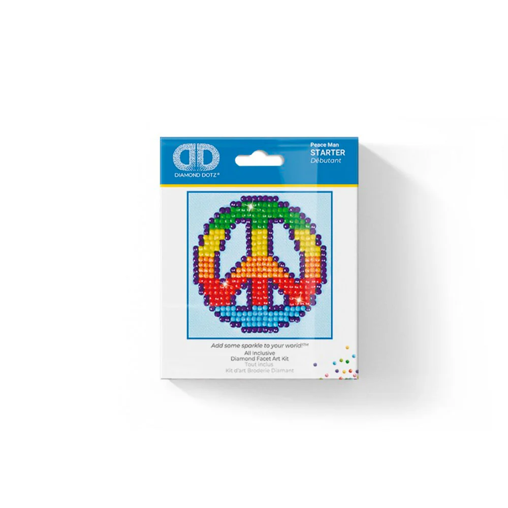 Cuadro Peace Man 7,6 X 7,6 Cm - Imagen 3