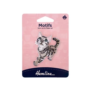 Parche Iron-On Gatito 4.5x6.5CM