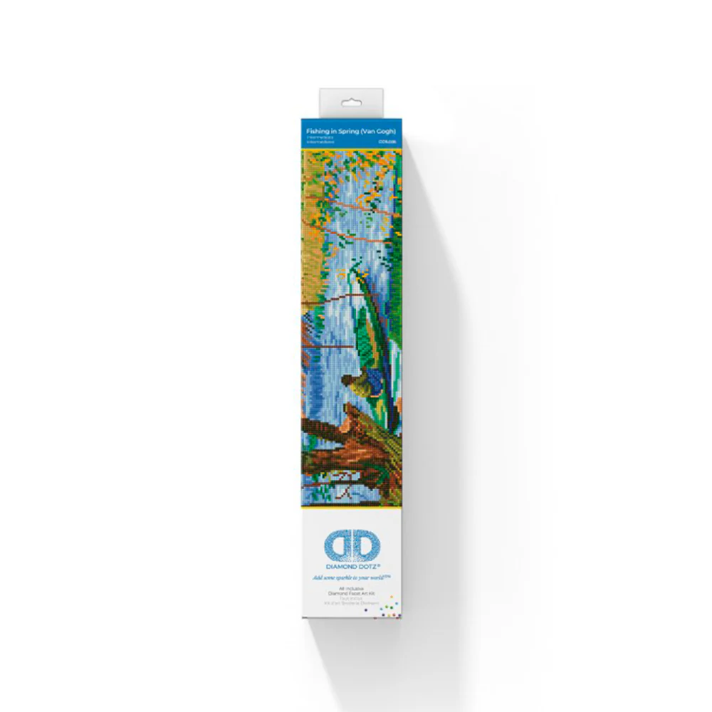 Cuadro Fishing In Spring (Van Gogh) - Diamond Dotz - Imagen 3