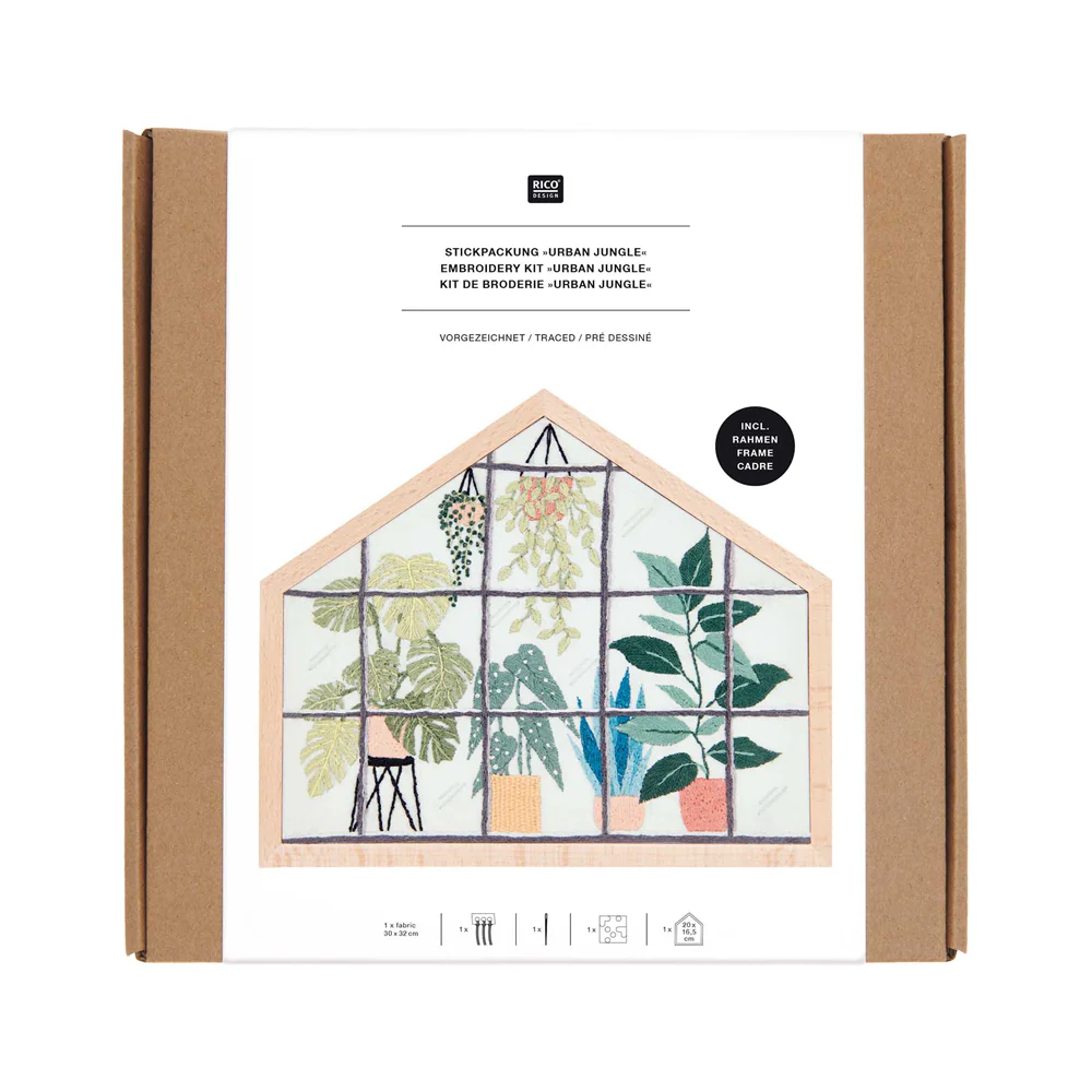 Kit de Bordado Jungla Urbana - Imagen 3