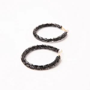 Lose Control Earrings, Negro