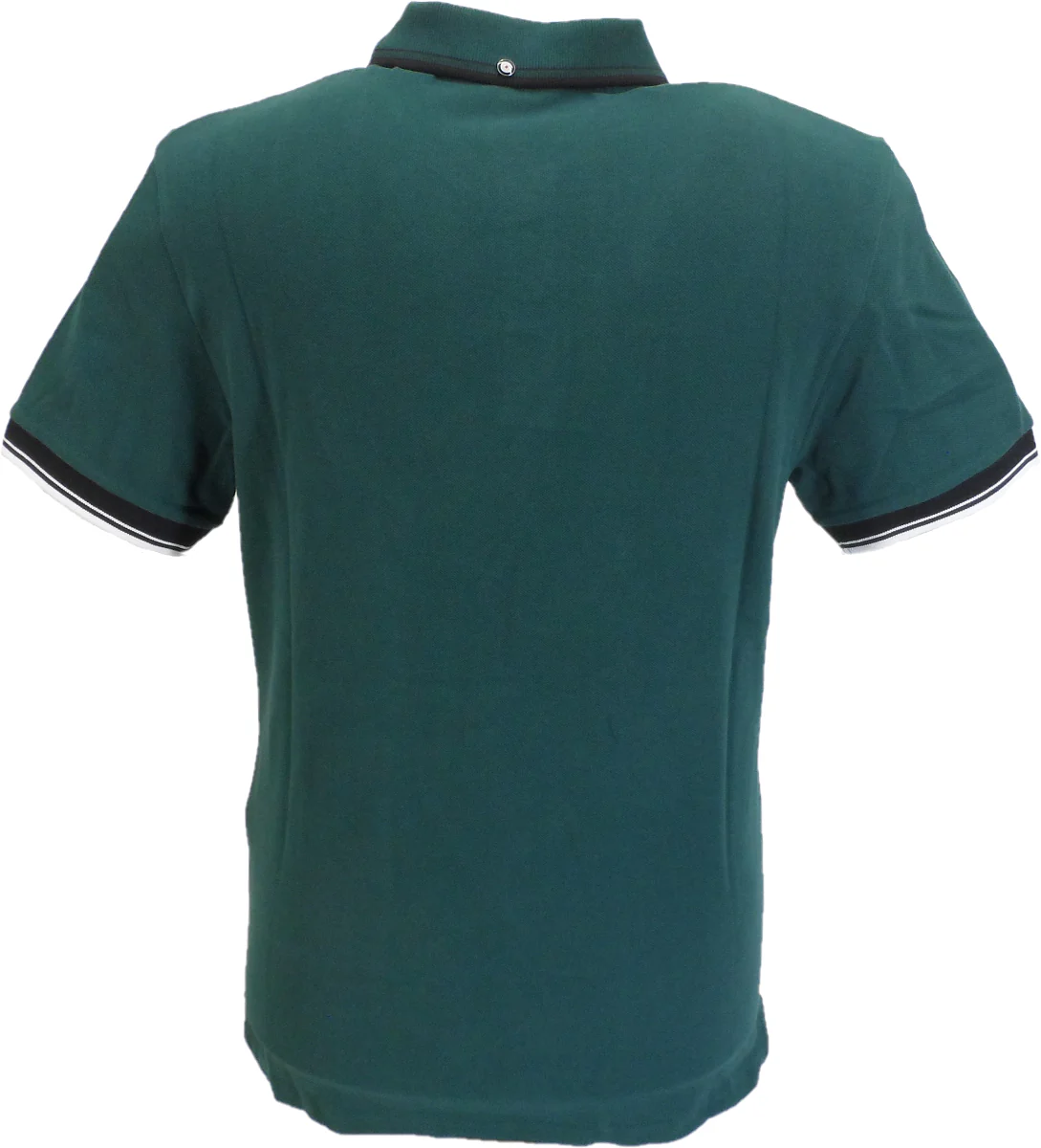 Ben Sherman Men's Signature Ocean Green 100% Cotton Polo Shirt - Imagen 3