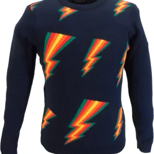Men's Thunderbolt Rainbow Jumper