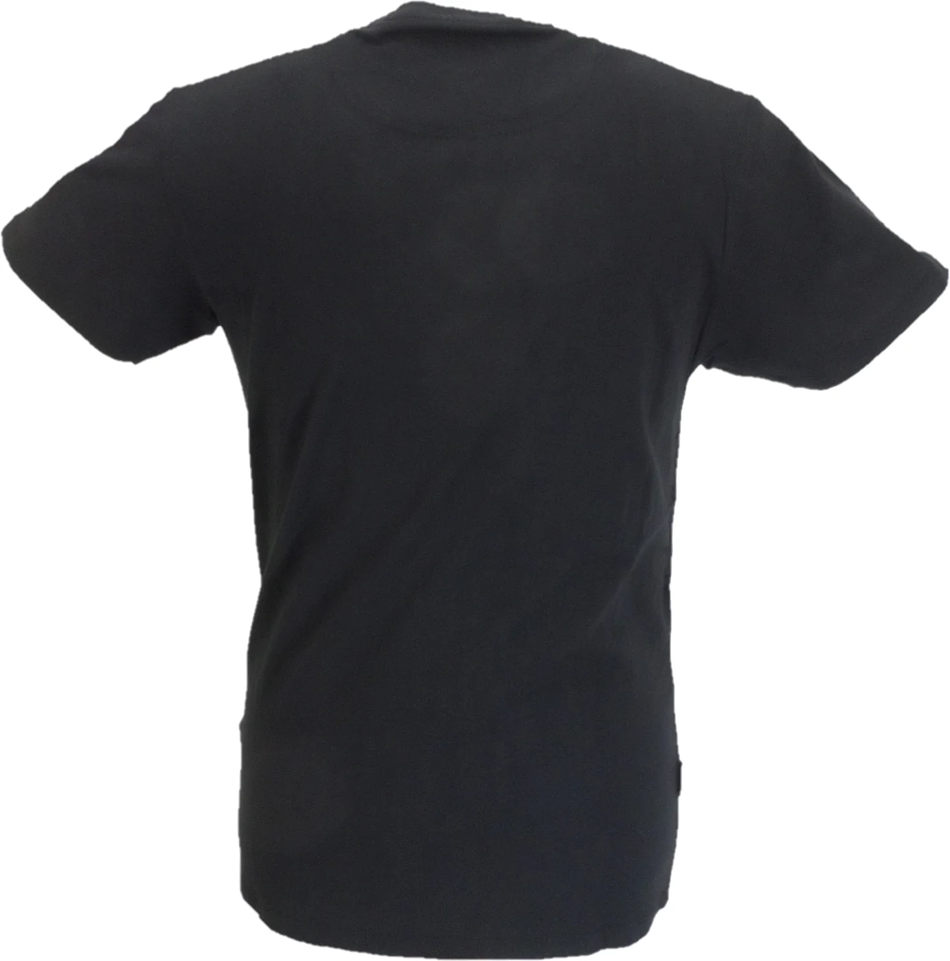 Lambretta Mens Black Embroidered Target T Shirt - Imagen 3
