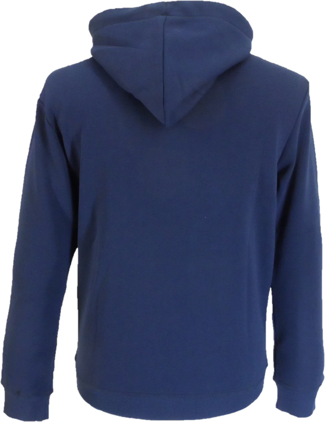 Lambretta Mens Navy Blue Stripe Logo Hooded Top - Imagen 3