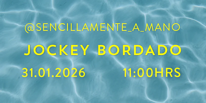 Jockey bordado - Alto las Condes - @Sencillamente_a_mano (31-01 11.00 hrs)